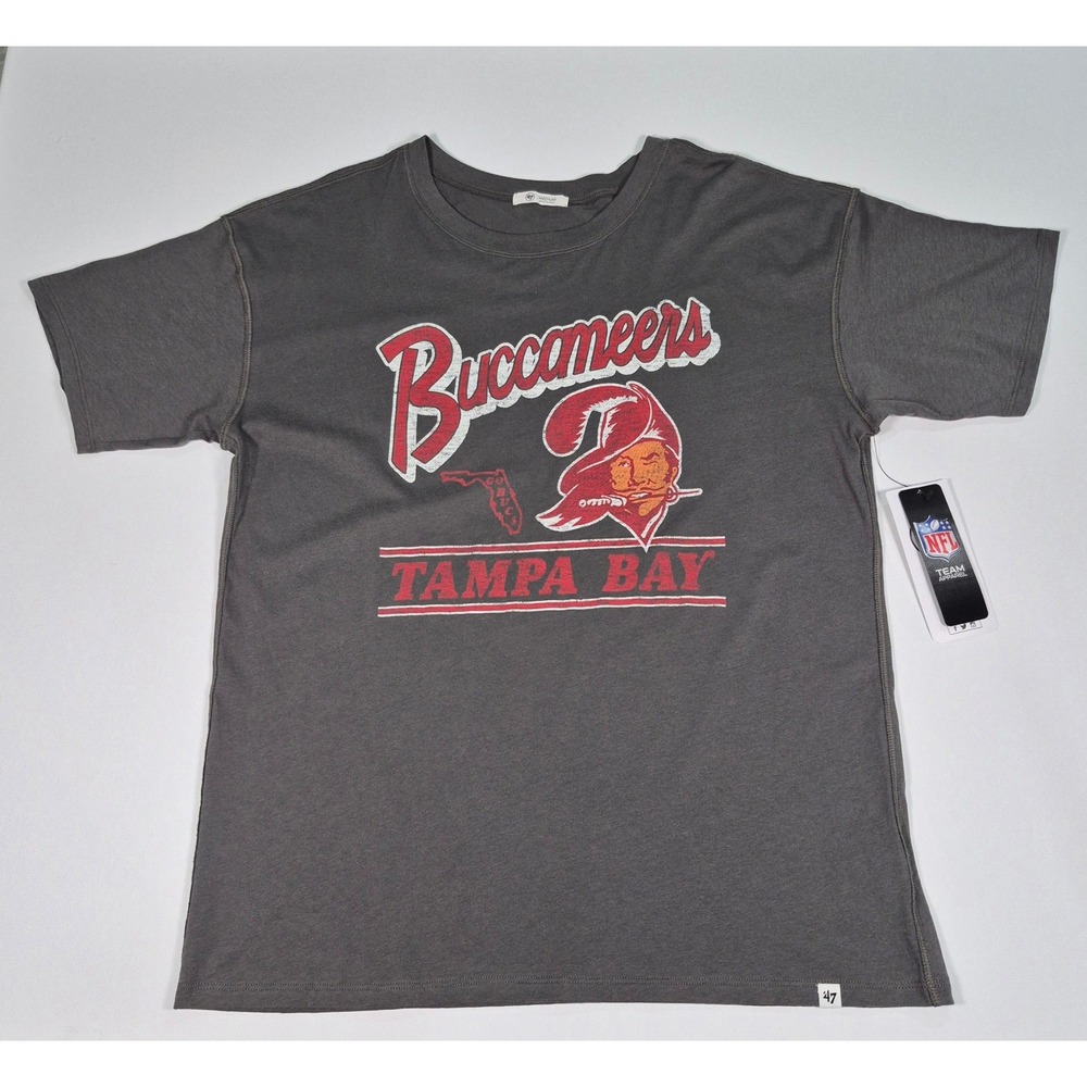 '47 Brand Tampa Bay Buccaneers Historic Logo Graphic T-Shirt Medium NWT‎
